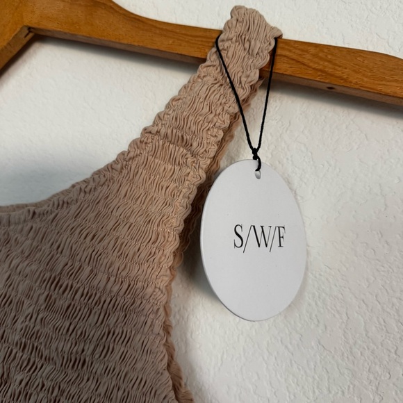 SWF Boutique Asymmetrical Crop Top, Recharge, Women’s Size Small NEW - Picture 3 of 6